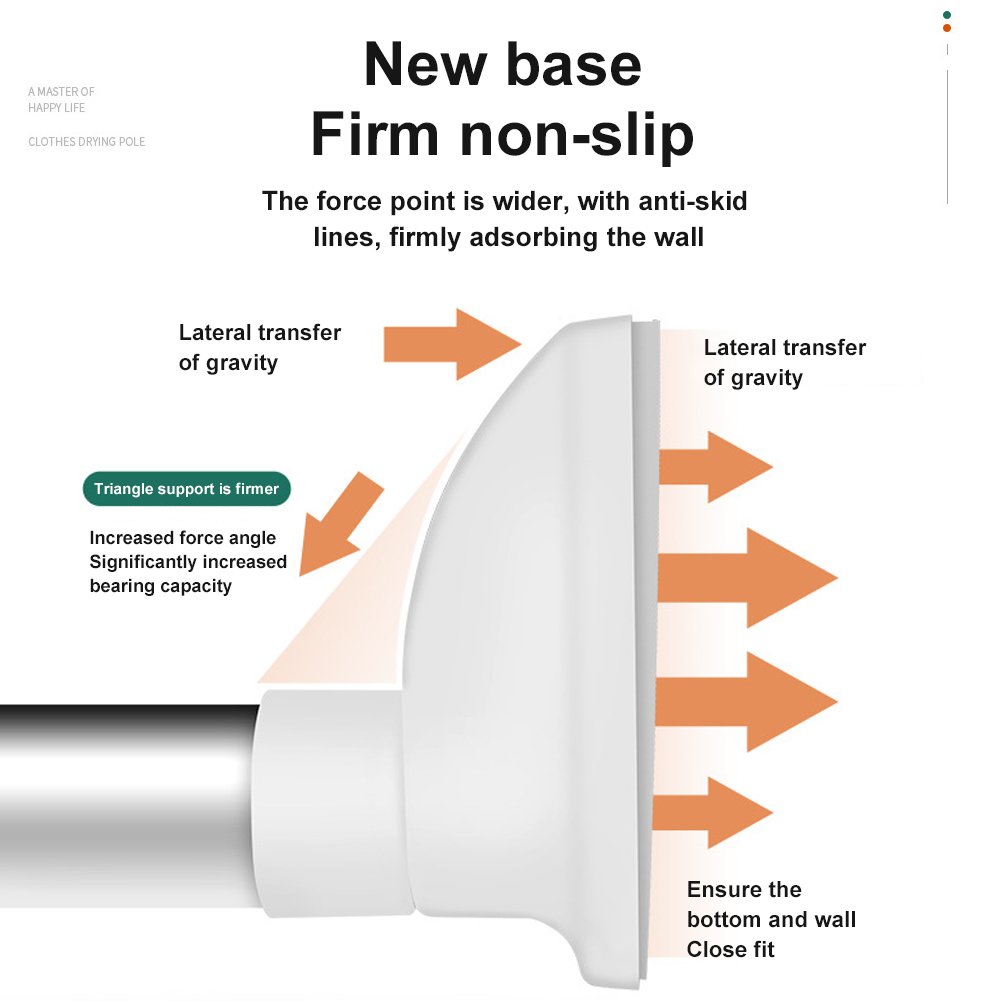 عصا الخامية و ملابس قابل للتمدد 1.4 - 3متر